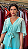 Vestido longo com manga plissada - Imagem 2