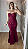 Vestido longo Marsala - Imagem 1