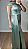 Vestido Longo de Festa Verde Menta em Cetim - Imagem 3