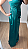 Vestido Longo Verde Esmeralda em Cetim Acetinado - Imagem 4