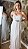 Vestido longo branco fluido - Imagem 1