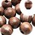 Bola De Madeira Natural C/ Furo - Imagem 3