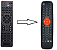 Controle Remoto Clonado para Receptor Avaks+ DVB-SX5 / HD Openbox DVB-SX4 - Imagem 1