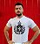 Camiseta Branca com o Brasão Imperial Preto - Imagem 1
