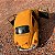 Carrinho amarelo de porta dupla para menino, brinquedo modelo de carro, simulaç - Imagem 3