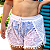 Shorts de Praia Branco em Renda de Poliamida - Imagem 3