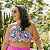 Biquíni Cropped Plus Size Estampado Raissa Com Bojo - Imagem 1