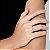Anel de ouro 18k modelo V - Imagem 3