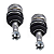 Par Pivô Da Bandeja Inferior Subaru Impreza 92/16 Legacy 92/19 Forester 08/18 Outback 96/19 - DLZ - Imagem 3