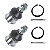 Par Pivô Inferior Da Suspensão Dianteira Honda Accord 1998/2002 - DLZ - Imagem 3
