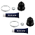 Kit 2 Coifas Dianteiras Da Trizeta/Tulipa Lado Câmbio Honda Civic 1.7 2001/2006 - Nakata - Imagem 3