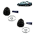Kit 2 Coifas Dianteiras Da Trizeta/Tulipa Lado Câmbio Honda Accord 92/07 CR-V 00/11 - Nakata - Imagem 3