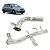 Kit 2 Tubos Cano D'Água Honda Fit 1.4 2004/2008 - Grazzimetal - Imagem 1