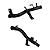 Kit 2 Tubos Cano d'Água Honda Fit 1.4 2004/2008 - Grazzimetal - Imagem 2