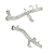 Kit 2 Tubos Cano D'Água Honda Fit 1.4 2004/2008 - Grazzimetal - Imagem 2