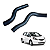 Kit Mangueira Superior E Inferior Do Radiador Para Honda Fit 1.4/1.5 2009/2014 - Gates - Imagem 1