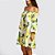 Vestido Feminino Ombro a Ombro Estampa Limão da Pérsia Soltinho - Imagem 6