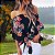 Blusa Feminina Leve Floral Ombro a Ombro com Laço - Imagem 2