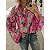 Blusa Feminina Espampa Floral Delicado e Pássaros - Imagem 1