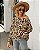 Blusa Feminina Animal Print Decote Canoa Charm - Imagem 1