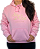Moletom Bordado com capuz Rosa - Imagem 2