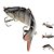 Lambari articulado 10cm isca artificial 6 segmentos + camarão - Imagem 4