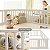 Cercado infantil Parklon PE Oatmeal Beige 210cm x 140cm - Imagem 2