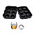 Forma Silicone 6 Gelos Bola Esferas Grande Bar - Preta - Imagem 3