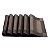 Kit 6 Peças Jogo Americano Mesa Jantar Pvc - Marrom - Imagem 3