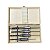 Jogo 4 Brocas Furo Quadrado Para Madeira  1/4 5/16 3/8 1/2" - Imagem 5