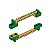 Kit Barramento 1 Neutro E 1 Terra 12 Borne Furo Fix Parafuso - Imagem 3