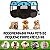 Cercado Pet Dobrável Cercadinho Cães Gatos 73 x 43cm Azul - Imagem 4