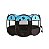 Cercado Pet Dobrável Cercadinho Cães Gatos 73 x 43cm Azul - Imagem 1