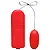 Cápsula Multivelocidade - Vibrador Feminino - Controle Remoto - Multivelocidade - Vermelho - Imagem 4