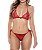 Conjunto Lingerie Rendado Calcinha Fio Dental e Sutiã Sem Bojo - Tamanhos: P, M, G, GG e Plus Size | Cores: Preto e Vermelho | Lingerie Feminina Rio Preto - Imagem 1