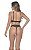 Conjunto de Lingerie Tule Liso com Renda - Sutiã com Bojo - Calcinha Modelo Fio Dental - Tamanhos: P, M, G e GG  - Cores: Preto, Vermelho Rubi, Pink e Romance - Imagem 3
