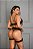 Conjunto Sensual Rendado - Disponível no Tamanho Plus Size - Com Calcinha Fio Dental, Sutiã, Cinta e Persex - Marca: Yaffa Lingerie - Cor: Preto - Imagem 4