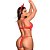 Fantasia Diabinha - Acompanha: 01 Body Sensual; 01 Gravatinha e 01 Tiara - Coleção Very Sexy - Tamanhos: M e G - Cor: Vermelho - Imagem 2