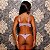 Conjuntinho Feminino Lingerie - Sutiã: Alça com Regulagem - Calcinha: Modelo Fio String - Tamanhos G & GG - Cores: Preto / Lilás - Imagem 2