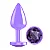 Plug Anal Pequeno - Purple Color - Material Liso e Atóxico - Tamanho Pequeno - Indicado para Iniciantes - Imagem 4