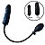 Plug Anal - Dilatador Anal - Modelo Inflável - Em Silicone Resistente - 14,5 x 3,3 cm - Com Botão Descompressão - Imagem 1