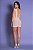 Mini Vestido Sexy Arrastão BRANCO Yaffa | Lingerie Castelo dos Prazeres Rio Preto & Ribeirão Preto - Imagem 2