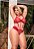 Conjunto Lingerie Renda Sexy Aro (Sem Bojo) Vermelho Rubi | Castelo dos Prazeres Rio Preto & Ribeirão Preto - Imagem 3