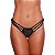 Calcinha Fio Dental Lap Dance Mil Toques Preta com Regulagem Lateral - Imagem 2