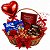 🍫 Cesta Chocolate & Amor – Presente Romântico - Imagem 1