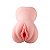 Masturbador Masculino Duplo Cyberskin Dupla Vagina Morena - Cor: Marrom – Sex Shop - Rio Preto - Imagem 5