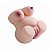 Masturbador Masculino Mini Corpo Gordinha Plus Size com Vagina e Ânus 15,5 x 10 cm 1 KG - Imita a Pele Humana - Imagem 1