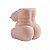 Masturbador Masculino Mini Corpo Gordinha Plus Size com Vagina e Ânus 15,5 x 10 cm 1 KG - Imita a Pele Humana - Imagem 5
