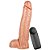 Pênis Grande e Grosso Silicone Saco Ventosa e Vibro 28 x 5,8 cm - Imagem 1