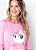 PIJAMA ML ADULTO ECO UNICORNIO ROSA - PUKET - Imagem 2